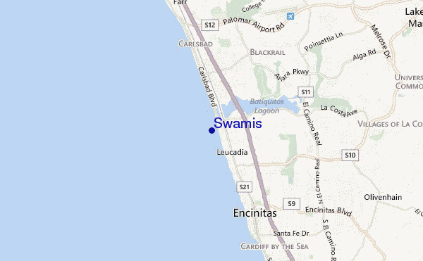 mappa di localizzazione di Swamis