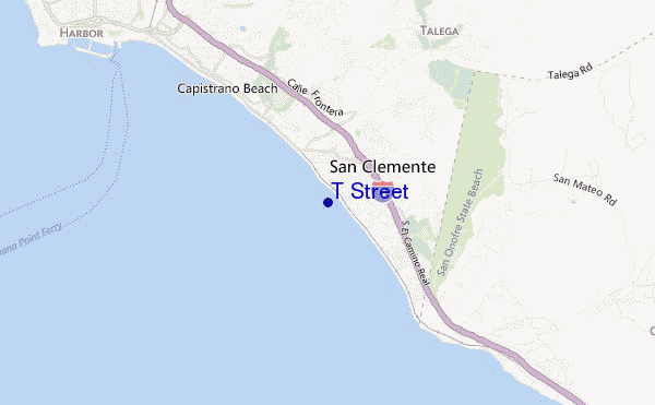 mappa di localizzazione di T Street