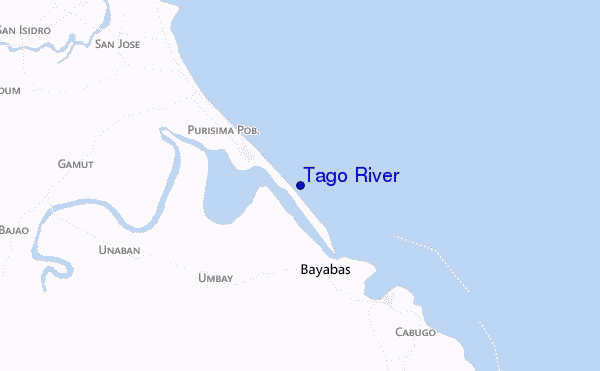 mappa di localizzazione di Tago River