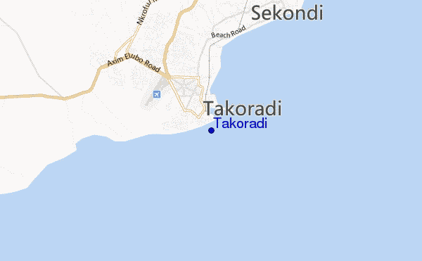 mappa di localizzazione di Takoradi