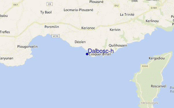 mappa di localizzazione di Dalbosc'h