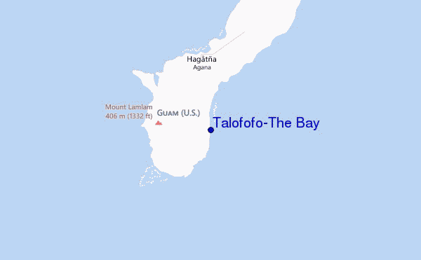 Talofofo/The Bay Location Map