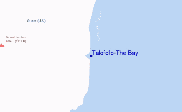 mappa di localizzazione di Talofofo/The Bay