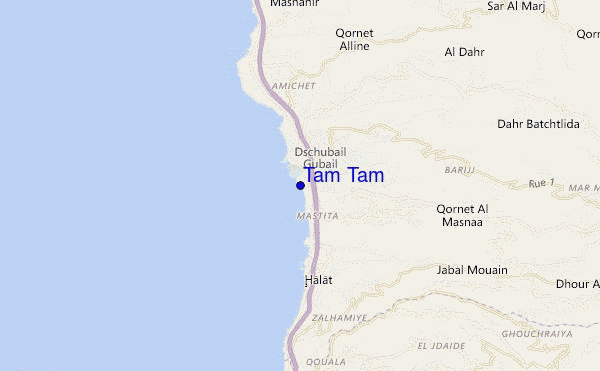 mappa di localizzazione di Tam Tam