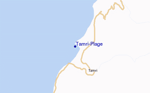 mappa di localizzazione di Tamri-Plage
