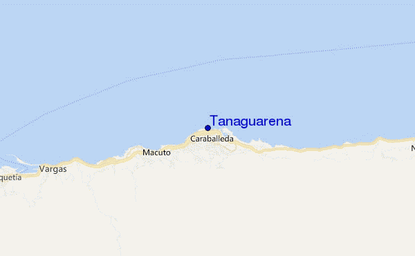 mappa di localizzazione di Tanaguarena