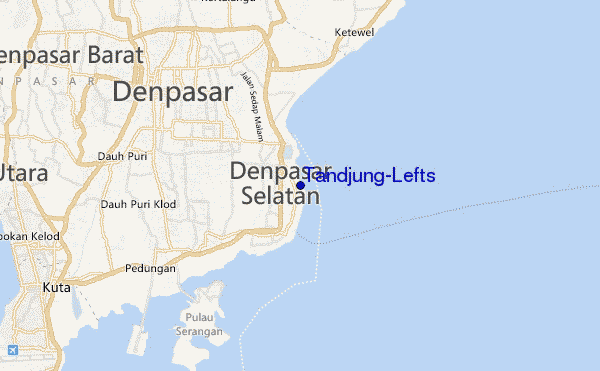 mappa di localizzazione di Tandjung-Lefts