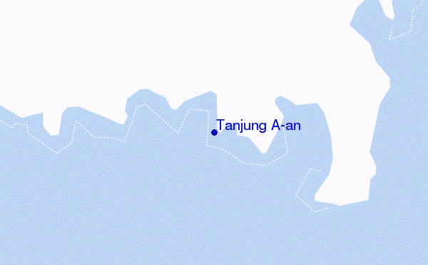 mappa di localizzazione di Tanjung A'an