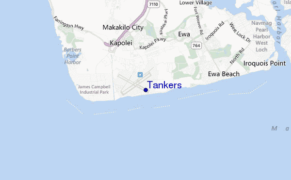 mappa di localizzazione di Tankers
