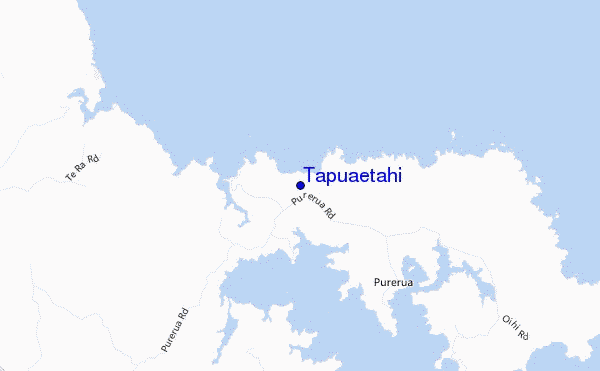 mappa di localizzazione di Tapuaetahi