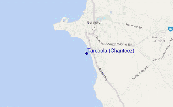 mappa di localizzazione di Tarcoola (Chanteez)