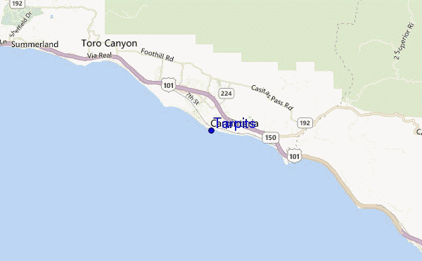 mappa di localizzazione di Tarpits