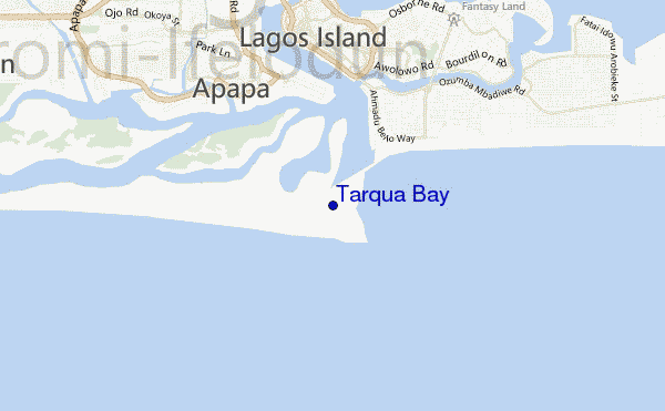 mappa di localizzazione di Tarqua Bay