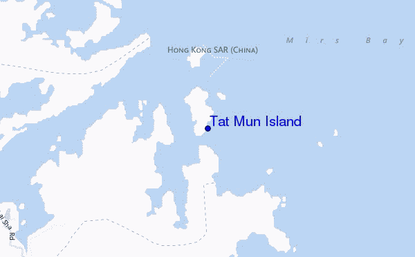 mappa di localizzazione di Tat Mun Island