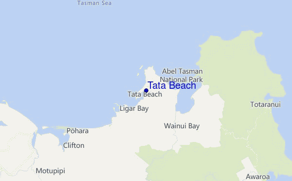 mappa di localizzazione di Tata Beach