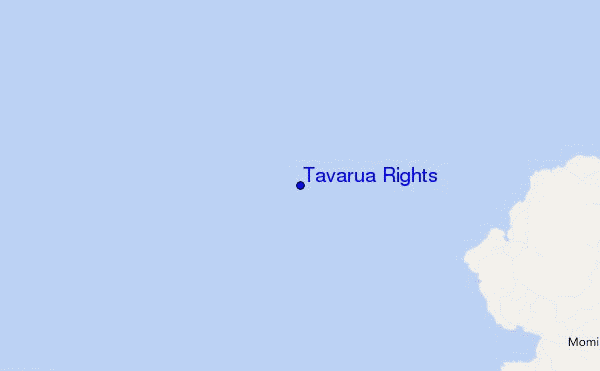mappa di localizzazione di Tavarua Rights