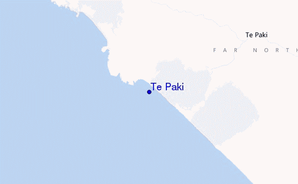 mappa di localizzazione di Te Paki