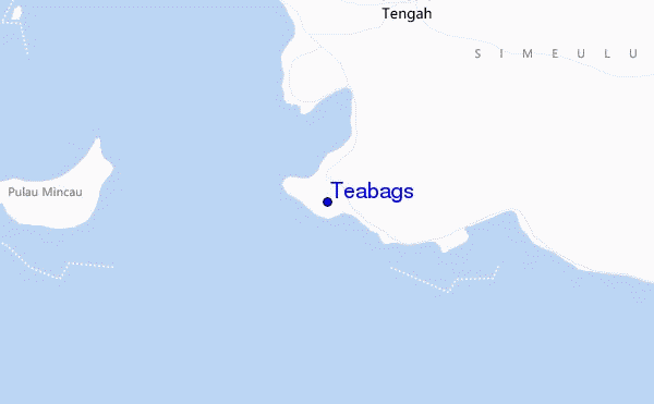 mappa di localizzazione di Teabags
