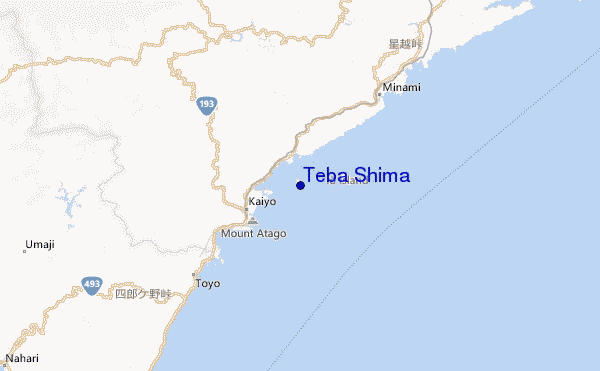 Teba Shima Location Map