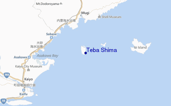mappa di localizzazione di Teba Shima