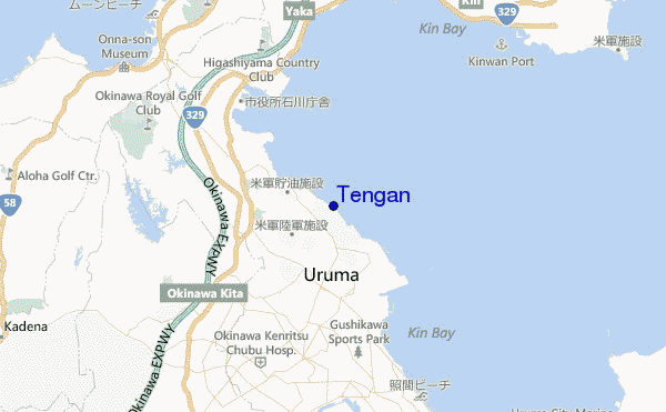 mappa di localizzazione di Tengan
