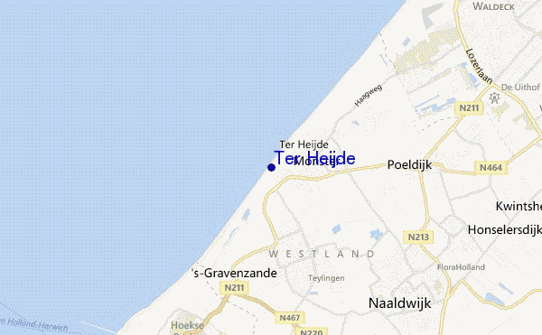 mappa di localizzazione di Ter Heijde