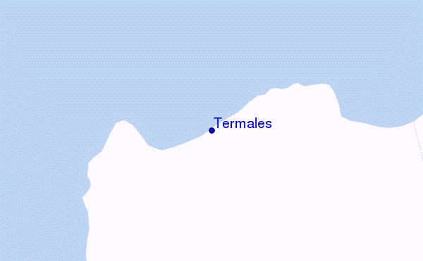 mappa di localizzazione di Termales