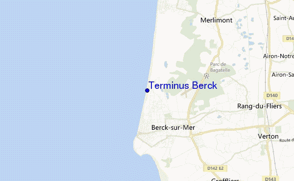 mappa di localizzazione di Terminus Berck