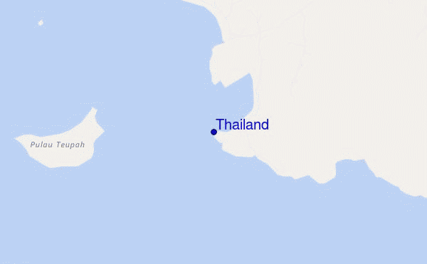 mappa di localizzazione di Thailand