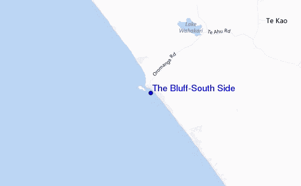 mappa di localizzazione di The Bluff-South Side