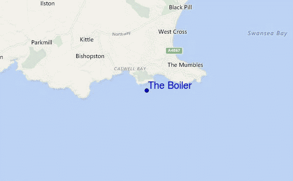 mappa di localizzazione di The Boiler