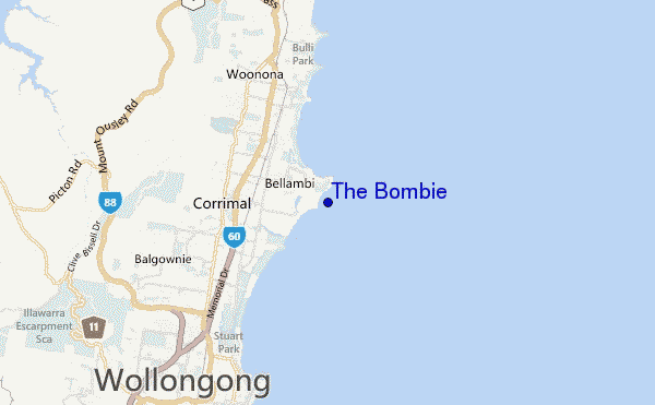 mappa di localizzazione di The Bombie