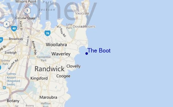 mappa di localizzazione di The Boot
