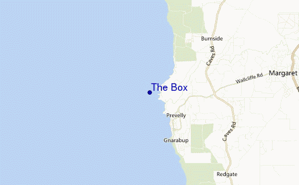 mappa di localizzazione di The Box