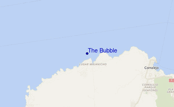 mappa di localizzazione di The Bubble