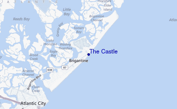 mappa di localizzazione di The Castle