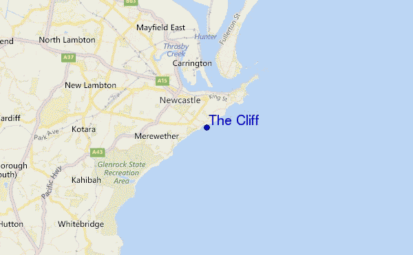 mappa di localizzazione di The Cliff