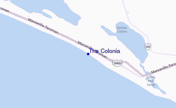 mappa di localizzazione di The Colonia