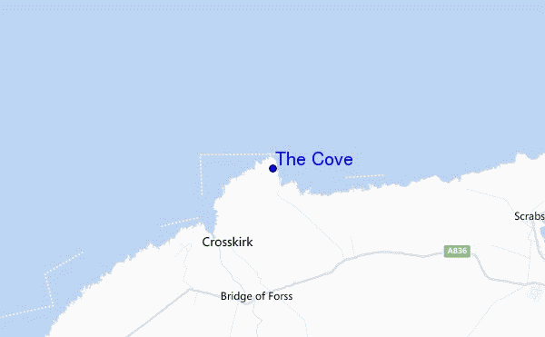 mappa di localizzazione di The Cove