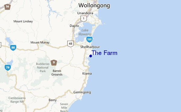 The Farm Location Map