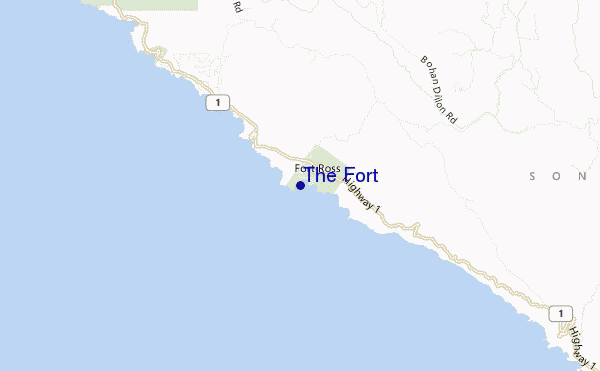 mappa di localizzazione di The Fort