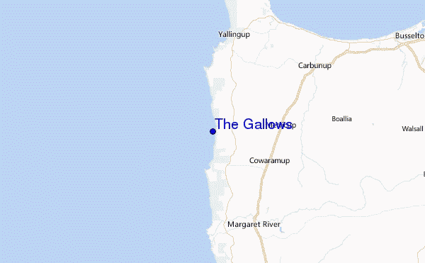 The Gallows Location Map