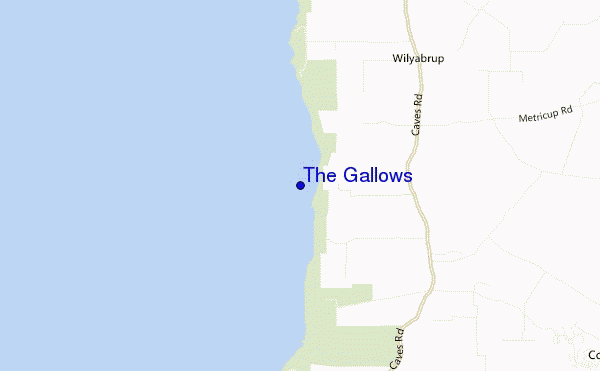 mappa di localizzazione di The Gallows