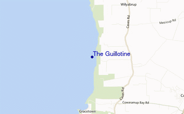 mappa di localizzazione di The Guillotine