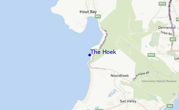 mappa di localizzazione di The Hoek