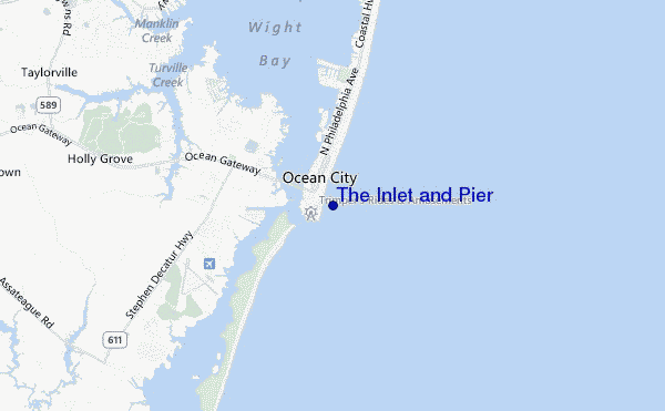 mappa di localizzazione di The Inlet and Pier