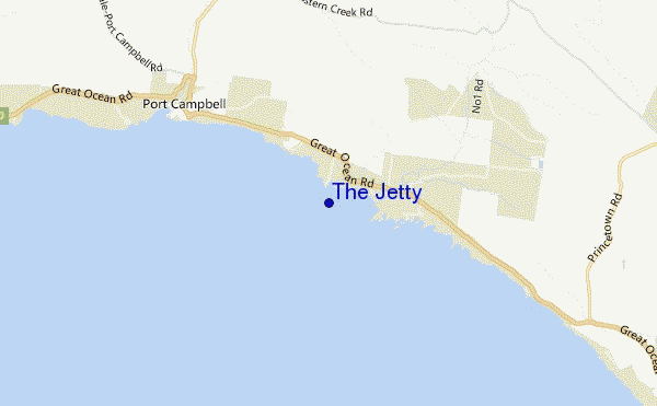 mappa di localizzazione di The Jetty