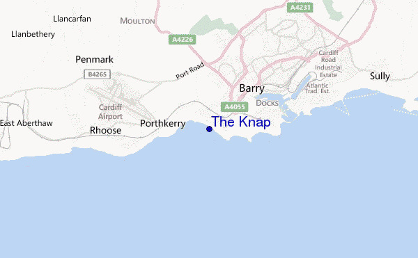 mappa di localizzazione di The Knap