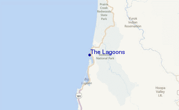 The Lagoons Location Map