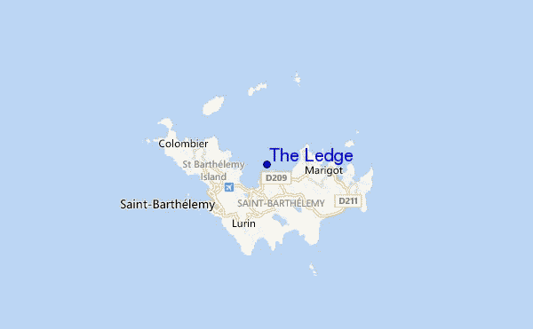 mappa di localizzazione di The Ledge